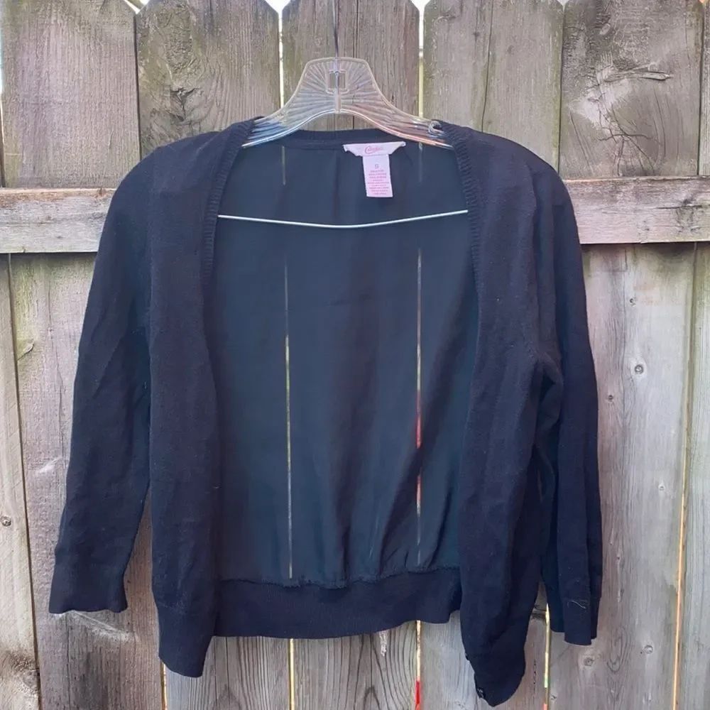 Candies Black Cardigan sz. S